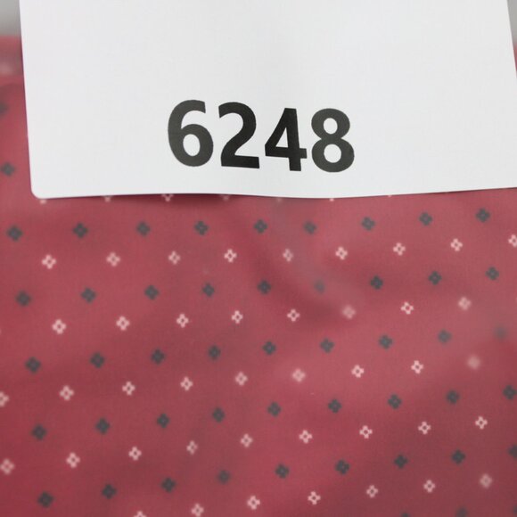 Society of Threads Shirt Men 15-15 1/2, 33/34 Medium Red Flip Cuff Slim Fit L/S - Picture 12 of 12